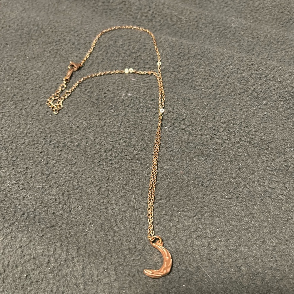 Gold Moon Necklace